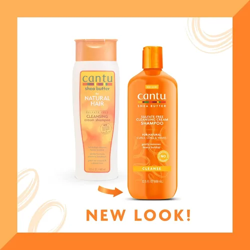 Vista 3 de Cantu Paquete de champú y acondicionador en crema sin sulfato, 13.5 fl oz