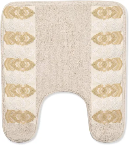 Vista 10 de Popular Bath Arabella - Cortina de ducha de lujo beige – Elegante decoración de baño, impermeable, resistente al moho, resistente a la decoloración