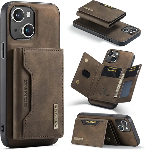 Vista 15 de Fundas de cuero tipo cartera para teléfono compatibles con iPhone 14 Pro Max con tarjetero para hombres de 6.7 pulgadas, contraportada desmontable 2