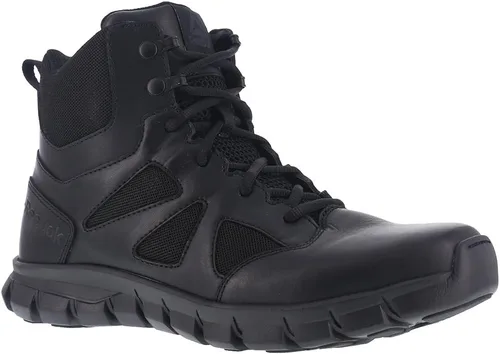 Vista 2 de Reebok Rb8605 Sublite Cushion Tactical 6" Soft Toe Botas con cremallera lateral Negro Militar