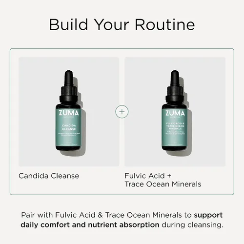 Vista 8 de Zuma Nutrition Candida Cleanse Tonic - Candida Support & Candida Cleanse Detox con uva Oregon, sello de oro y equinácea - Suplemento herbario