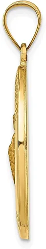 Vista 2 de Collar con colgante de medalla de San Judas Tadeo de San Judas de San Judas Patrón San Tadeo joyería fina religiosa para mujeres regalos para ella