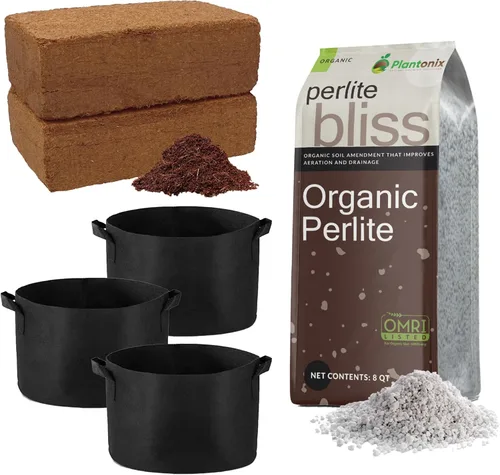 Vista 13 de Perlite Bliss (1 pie cúbico) - Perlita orgánica para plantas - Enmienda de suelo de perlita gruesa a granel - Perlita gruesa para plantas, tierra
