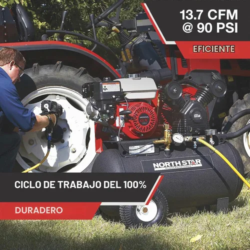 Vista 3 de Compresor de aire a gas NorthStar, 90 PSI, 13.7 CFM