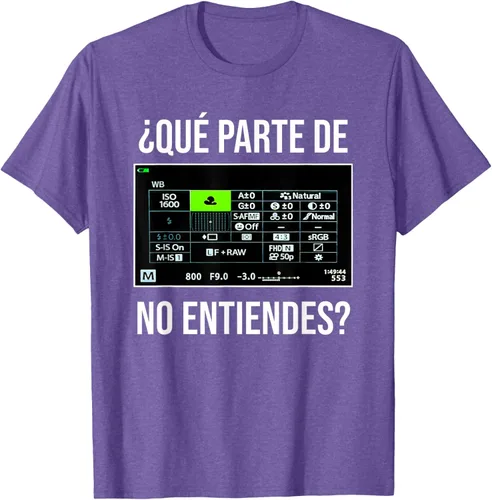 Vista 7 de ¿Qué Parte de la cámara no entiendes? Camiseta