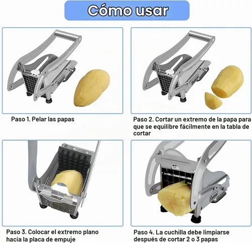 Vista 3 de Simpli-Magic Cortador de papas fritas, acero inoxidable mejorado de alta calidad