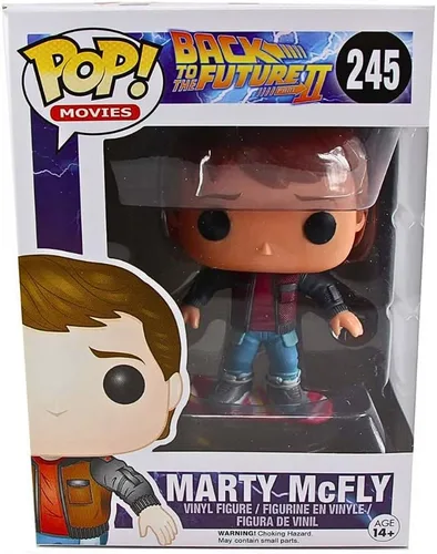 Vista 2 de Funko POP Movies Volver al futuro 2 Figura de vinilo exclusiva de Marty McFly en Hoverboard