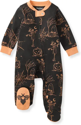 Vista 158 de Burt's Bees Baby - Pijama de una pieza para bebé, mameluco para dormir y jugar, algodón 100% orgánico, cremallera frontal