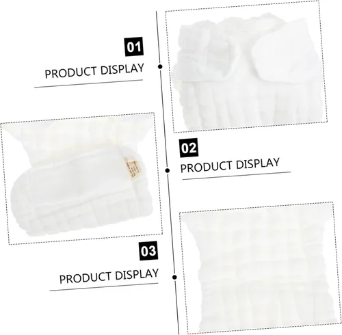 Vista 4 de Healeved Pañales de tela lavables para recién nacidos, talla S, pañales reutilizables para bebé con tela impermeable y transpirable, protección