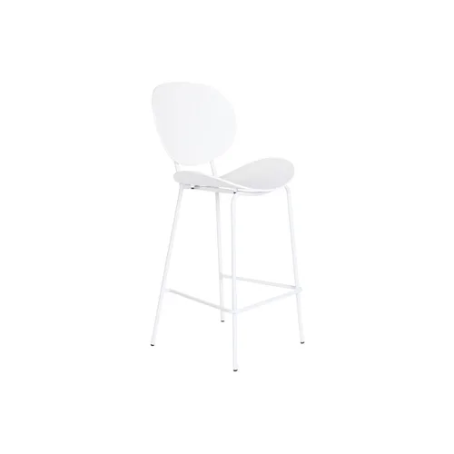 Vista 2 de Taburete DKD Home Decor Negro Metal Blanco Polipropileno (52,5 x 49 x 104 cm)