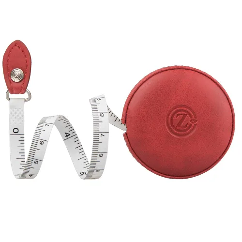 Vista 21 de Cinta métrica para costura, tela médica para el cuerpo, sastre, manualidades, dieta, cinta métrica de 60 pulgadas/1.5M de doble cara retráctil con 1