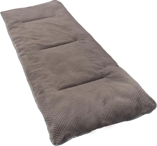 Vista 9 de REDCAMP Folding Cot Pads for Sleeping Extra Thick, Soft Comfortable Velvet & Corduroy Cotton Camping Cot Mattress Pad for Backpacking Hiking, Black