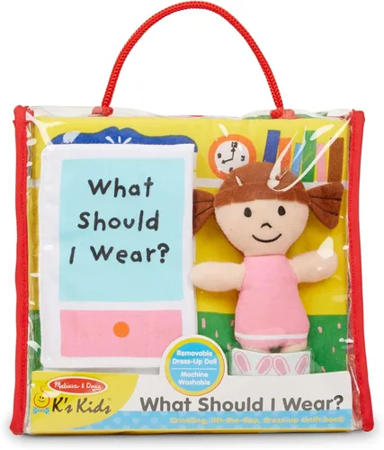 Vista 6 de Libro suave de actividades para bebé Melissa & Doug, What Should I Wear?