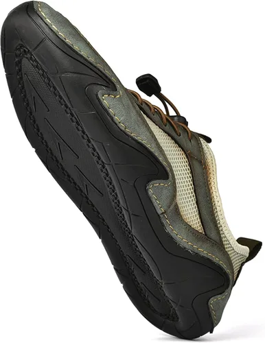 Vista 2 de Zapatos casuales para hombre, cómodos mocasines de verano al aire libre, senderismo, caminar, trabajo, oficina, zapatos para hombres, talla 6.5-12