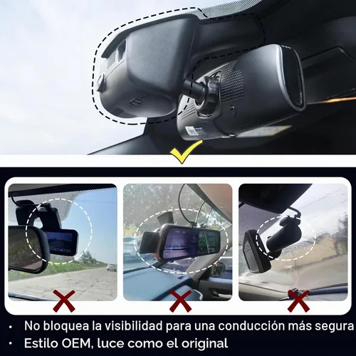 Vista 7 de Mangoal Cámara de tablero 4K personalizada para Jeep Grand Cherokee 2016