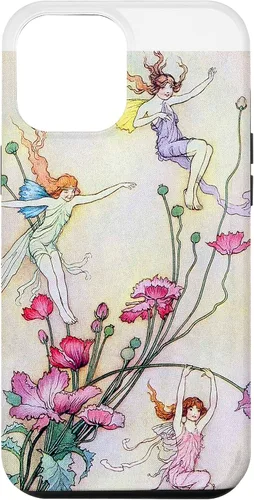 Vista 10 de Carcasa para iPhone 12, diseño de flores de baile de Warwick Goble