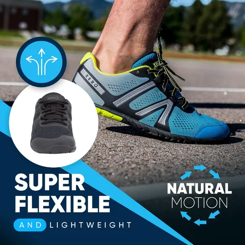 Vista 5 de Xero Shoes HFS - Tenis de fitness para hombre, ligeros, inspirados en la sensación de ir descalzo, minimalistas Tenis Zero Drop
