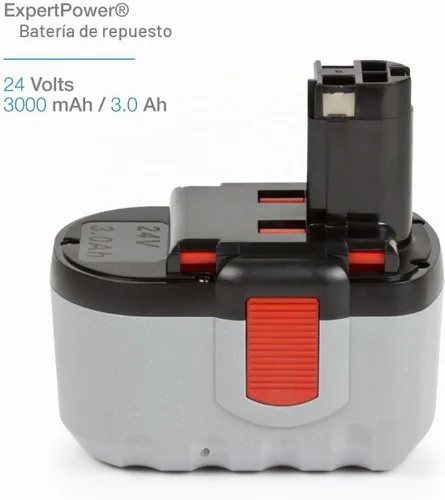 Vista 2 de ExpertPower 2 baterías Ni-MH de 24 V 3000 mAh para Bosch BAT030 BAT031 BAT240 BAT299