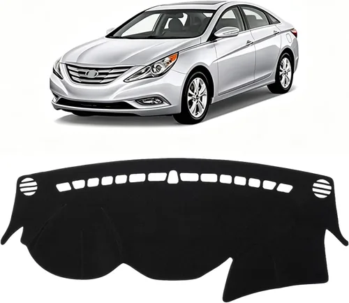 Vista 16 de FIILINES Cubierta para tablero Compatible con Mazda 3 2010-2013 Accesorios Tapete para tablero para Mazda 3 Accesorios Tapete para salpicadero