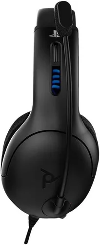 Vista 4 de PDP Auriculares con cable LVL50 con micrófono con cancelación de ruido negro - PS5PS4