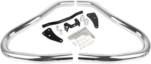 Vista 7 de Worldmotop Highway Crash Bar - Protector de motor compatible con BMW R18 R18B Classic R 18 2020 2021 2022 (negro)