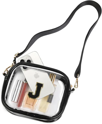Vista 9 de TEBIEKOY Clear Purses for Women - Crossbody Small Bag, Stadium Approved, Sport Concerts