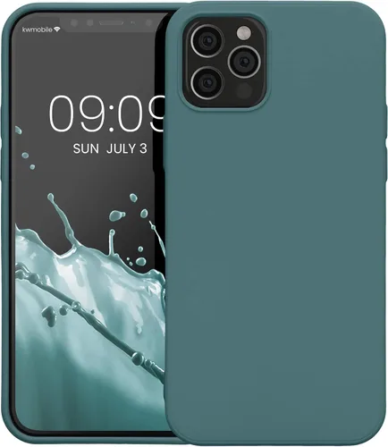 Vista 8 de kwmobile Funda compatible con Apple iPhone 12 / iPhone 12 Pro - Funda protectora delgada de silicona TPU - Arctic Night