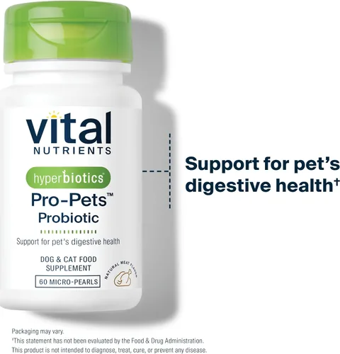 Vista 5 de Hyperbiotics Pro Pets Probióticos Probióticos para perros y gatos Tabletas masticables pequeñas en forma de perla de tamaño micro Entrega