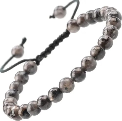 Vista 38 de MASSIVE BEADS - Pulseras ajustables unisex de cuentas de cristal de piedras preciosas con poder curativo natural, de macramé Piedras de 7 chakras