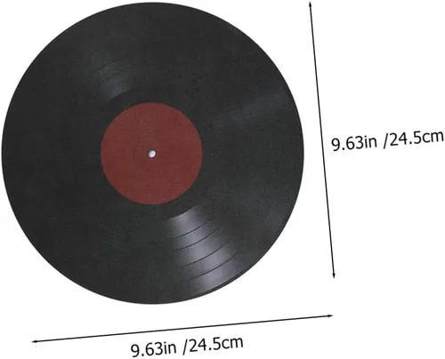 Vista 2 de 16 calcomanías de pared de disco de vinilo retro para dormitorio, decoración de sala de estar, calcomanías de pared para discoteca retro fiestas