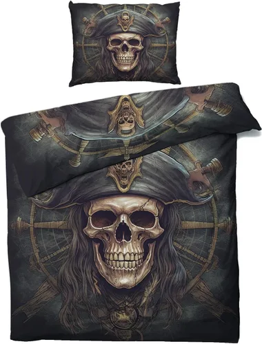 Vista 32 de Funda de edredón de ancla, tamaño individual, juego de cama náutico, 2 piezas, funda de edredón con patrón de microfibra suave con lazos