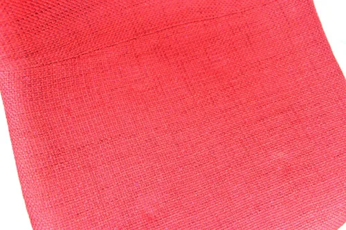 Vista 6 de Mid-Century - Silla de comedor lateral tapizada de tela tejida moderna con patas Eiffel de madera de nogal oscuro, juego de 2 (rojo)