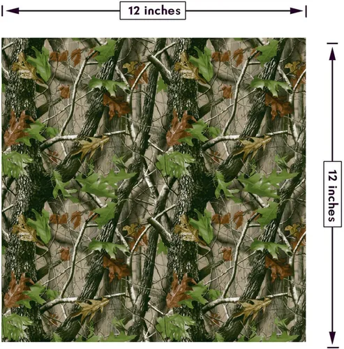 Vista 2 de Hojas de vinilo autoadhesivas de camuflaje de 12 x 12 pulgadas, vinilo permanente surtido de camuflaje, funciona con cortadores de manualidades