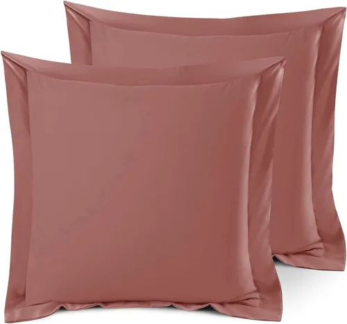 Vista 23 de Nestl Juego de 2 fundas tipo sham de almohada suaves - Fundas de almohada de microfibra de doble cepillado - Fundas de almohada de cama premium