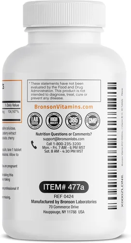 Vista 5 de Vitamina B12 de Bronson, 0,000088 oz, sublingual, de rápida liberación, 1