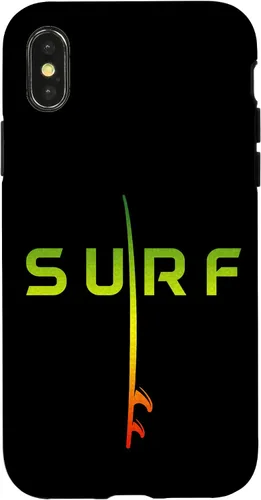 Vista 4 de Funda retro retro para iPhone 14 Surf Board Surfing Beach