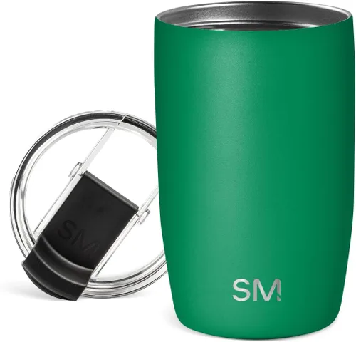 Vista 22 de Simple Modern Taza de café de viaje Tumbler con tapa abatible Reutilizable, aislada, de acero inoxidable, taza de café helado Cold Brew, termo