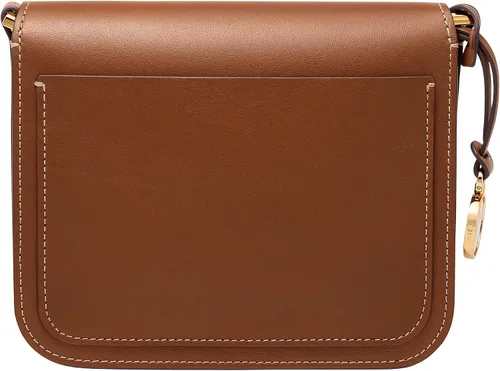 Vista 3 de Fossil Lennox - Bolso cruzado de piel con solapa grande o pequeña para mujer