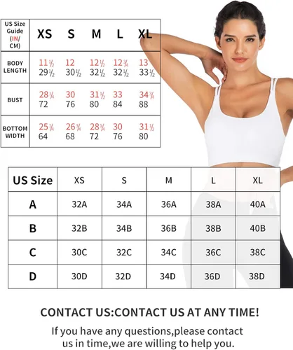 Vista 6 de RUNNING GIRL - Brasier deportivo con tirantes delgados para mujer brasier de yoga con soporte medio copas extraíbles y espalda cruzada