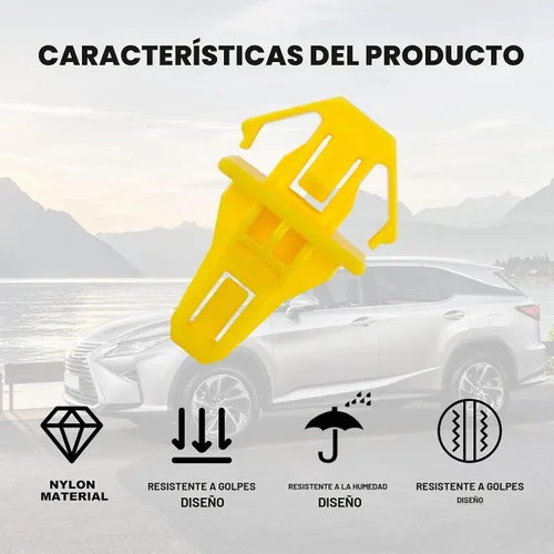 Vista 3 de 20 clips para moldura de parachoques, remaches de nailon amarillo, para puerta, compatible con Acura RLX 2018-2020 Honda CR-V (2012-2014)