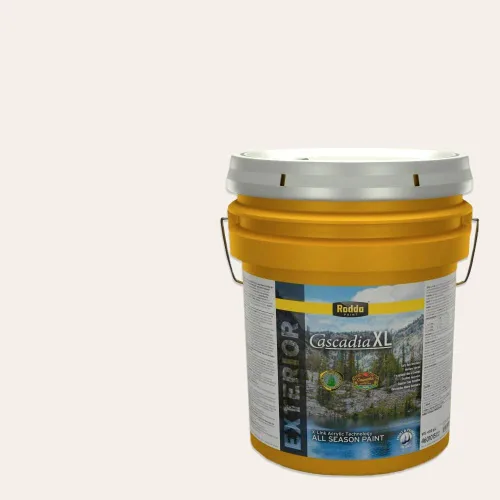 Vista 154 de Rodda Paint CASCADIA XL Exterior Satin All Seasons Paint & Primer in One, 1-Gallon, Canvas