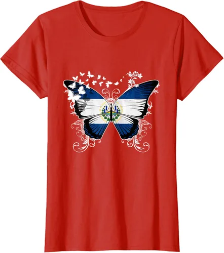 Vista 82 de Camiseta con diseño de bandera de El Salvador