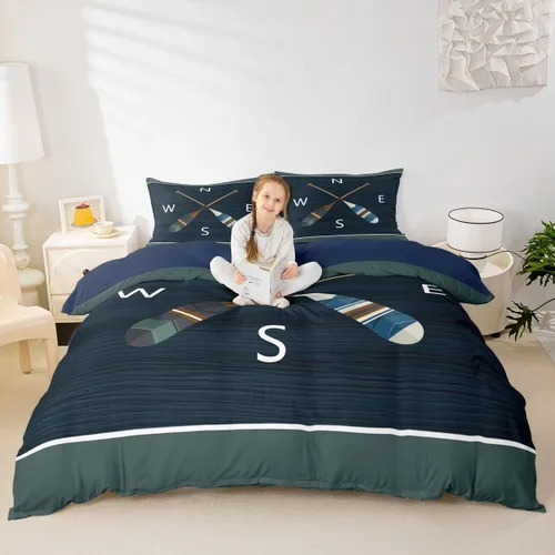 Vista 22 de Funda de edredón de león, juego de ropa de cama con estampado de mandala para niños, funda de edredón bohemia para niños y niñas, decoración