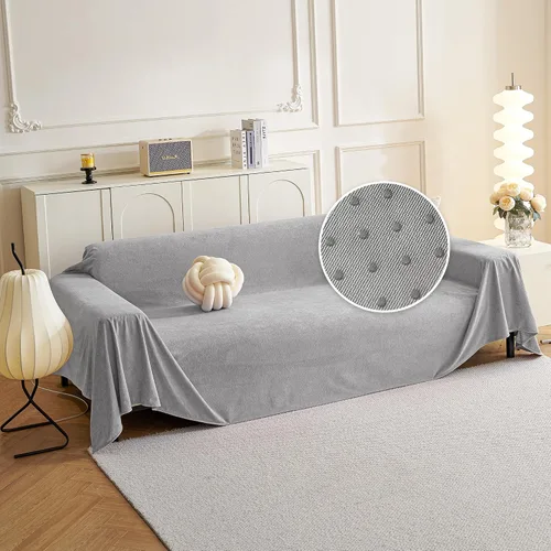Vista 10 de MYSKY HOME Fundas negras para sofá reclinable, funda de sofá modular antideslizante para perro, fundas de sofá para sofá, protector de sofá