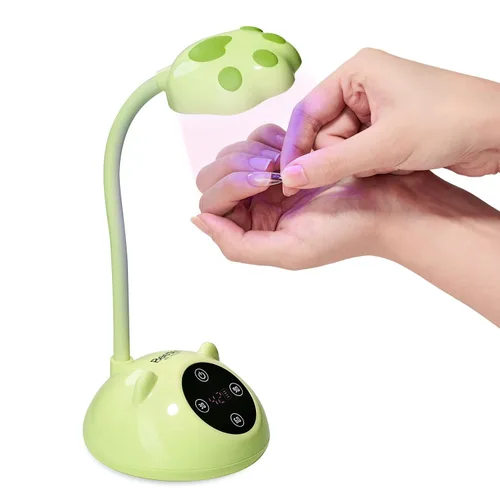 Vista 12 de Beetles - Lámpara de uñas con cuello de cisne (36 mW/cm², inalámbrica, UV, 36 mW/cm²) Rechargeable 2000mAh UV Light for Gel Nails Press on Nails