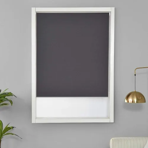 Vista 2 de ALLBRIGHT - Persianas de vinilo enrollables clásicas para dormitorio. Bloquean la luz por completo