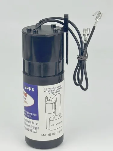 Vista 5 de Kit de arranque duro SPP6 Par de arranque 500% aumentado Ajuste universal para compresor HVAC Reemplaza TJ90HS6, AP4502872, 35702, DST-6