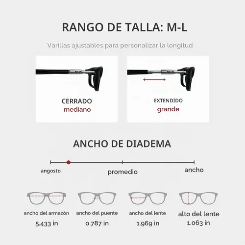 Vista 7 de Clic Gafas de lectura magnéticas para hombres o mujeres, lectores de computadora, originales largos Negro