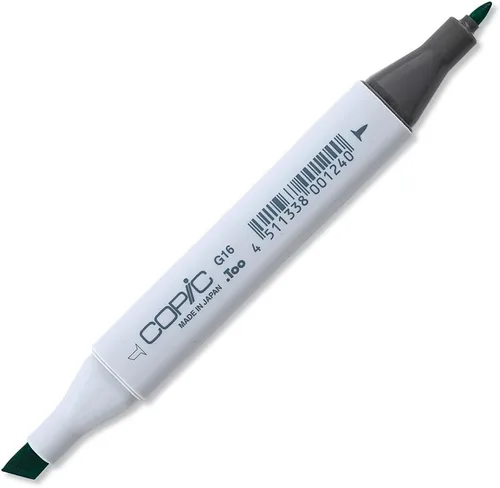 Vista 11 de Copic Marcador de alcohol clásico de doble punta, B21-Copic, azul bebé