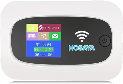 Vista 6 de Enrutador de tarjeta SIM WiFi 4G LTE portátil Batería incorporada 10 usuarios inalámbricos de alta velocidad Portátil Hotspot de viaje Mini